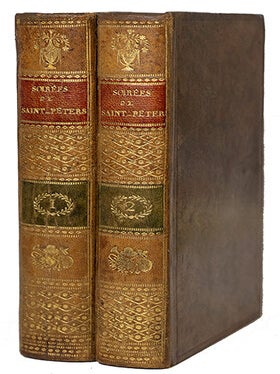 Item #21741 Les soirées de St Pétersbourg, ou entretiens sur le gouvernement temporel de la...