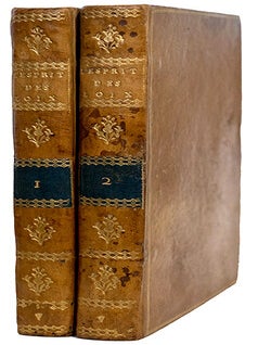 Item #21746 L'esprit des loix, ou du rapport que les loix doivent avoir avec la Constitution de...