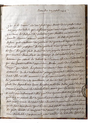 Item #21748 Manuscrit inédit concernant le visionnaire Thomas Martin de Gallardon., Intitulé :...