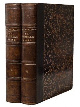 Item #21754 La Kabbale Juive, Histoire et doctrine, (essai critique). VULLIAUD, Paul