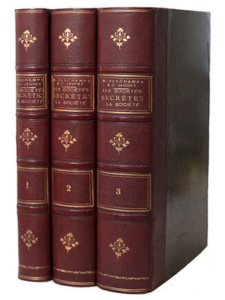 Item #21757 Les Sociétés secrètes et la société, ou philosophie de l’histoire...