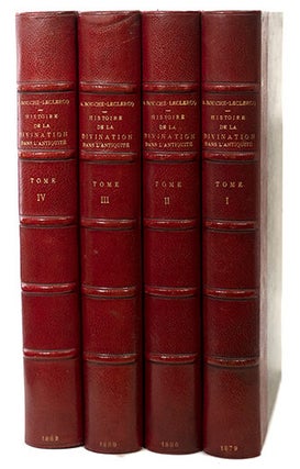 Item #21758 Histoire de la divination dans l’Antiquité. BOUCHE-LECLERCQ, A