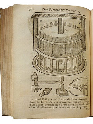 Le parfaict joaillier, ou histoire des pierreries, où sont amplement descrites leur naissance, iuste prix, moyen de les cognoistre, & se garder des contrefaites, facultez medecinales, & proprietez curieuses ... et de nouveau enrichi de belles annotations, indices & figures, par André Toll ...