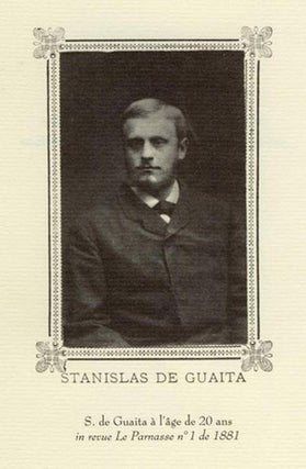 Notules sur l'art de distinguer les ouvrages provenant des bibliothèques de Monsieur Stanislas de Guaita, (1861-1897), avec plusieurs exemples et les reproductions nécessaires à une juste appréciation. Préface de Jean-Claude Carrière.
