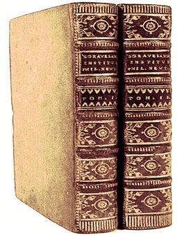 Philosophiae Newtonianae institutiones, in usus Academicos. Editio tertia auctior.